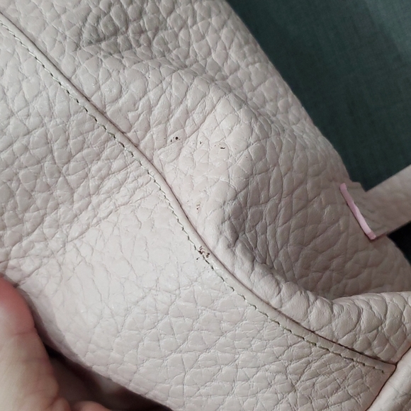 💥50% sale💥Marco Buggiani pink leather foldover handbag #1248 - Picture 6 of 12